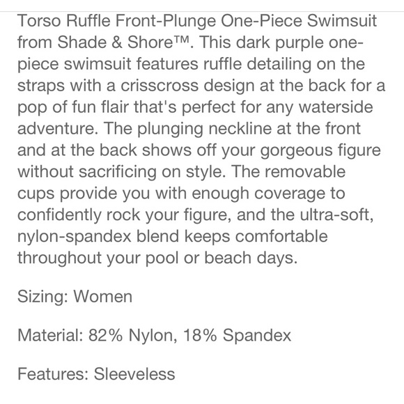 Women’s one piece bathing suit - Picture 6 of 6